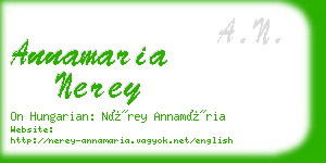 annamaria nerey business card